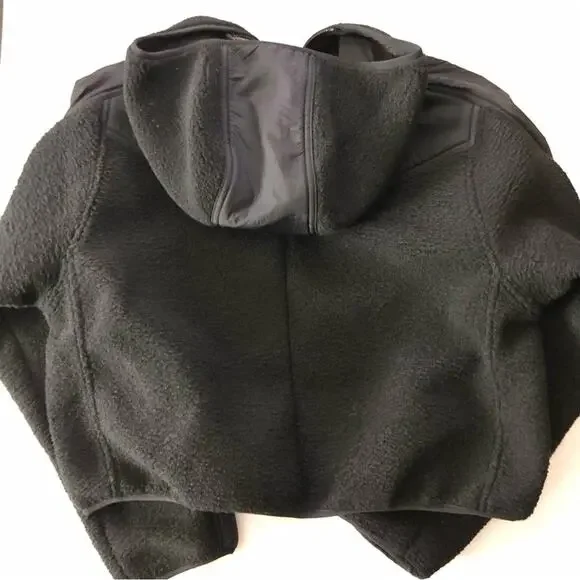 NWT Nike Jordan Cozy Girl Women’s Black Dark Smoke Grey Fleece Pullover Hoodie M - Picture 9 of 10